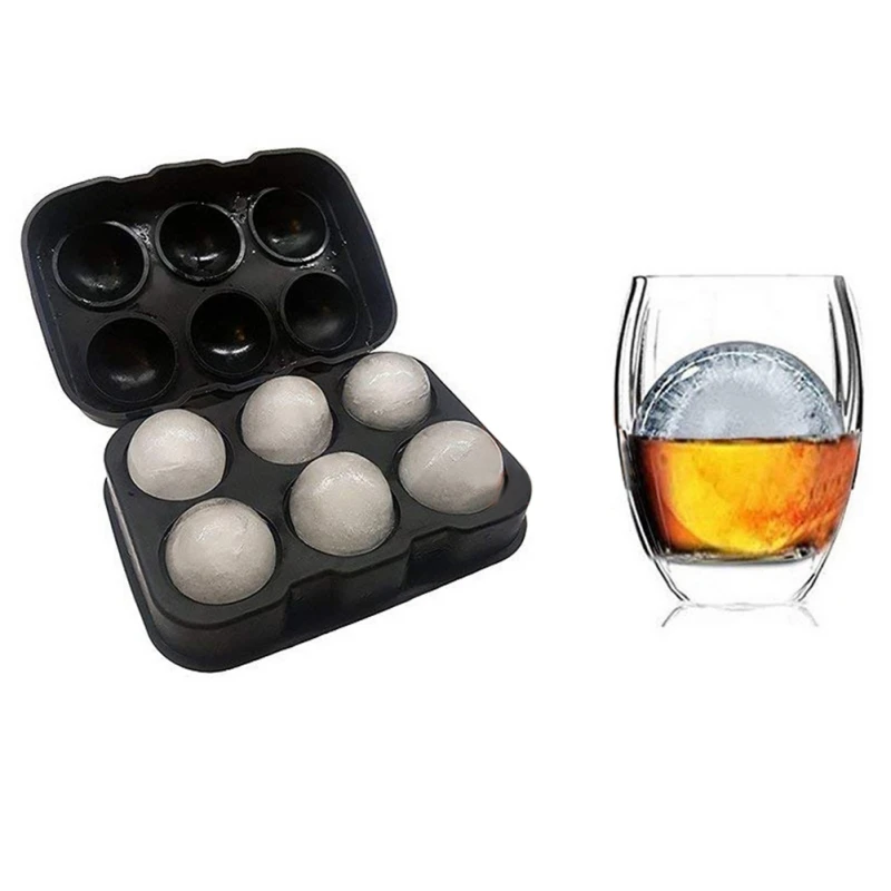 

Sphere Ice Molds Perfect Ice Ball Maker for Slow-melting Cocktails Whisky Drink Beverage Round Ice Mould