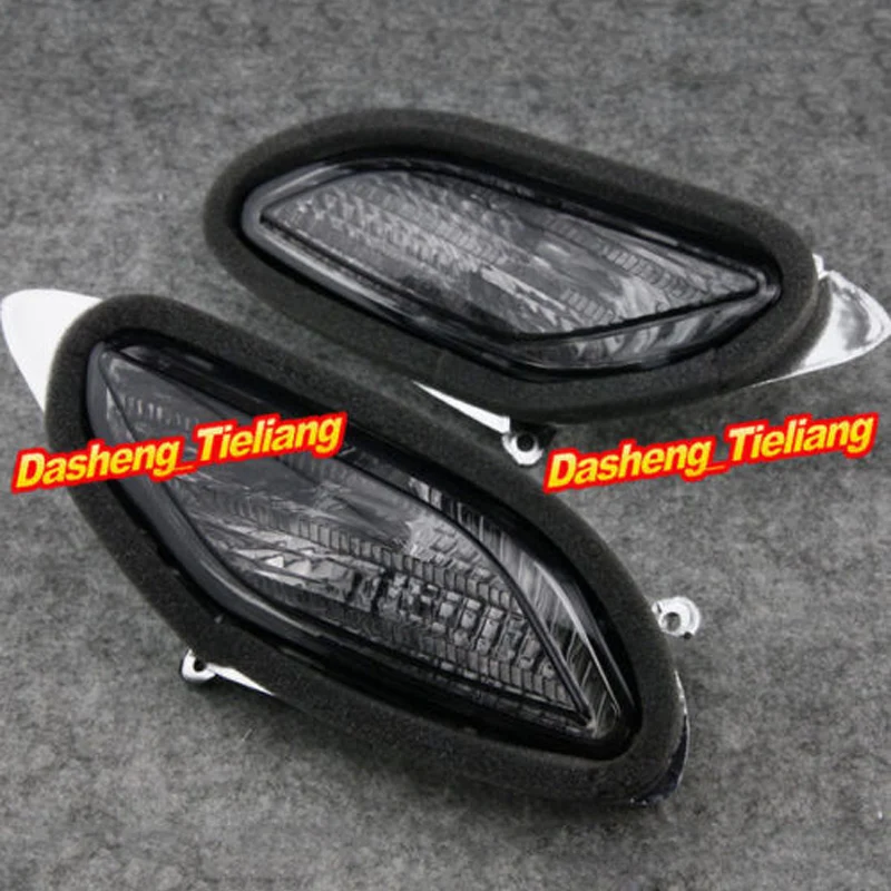  Motorcycle Front Turn Signals Light Lamp Indicator Blinkers Lens Cover Housing Shell For Honda ST1300 2002-2009 Pair 