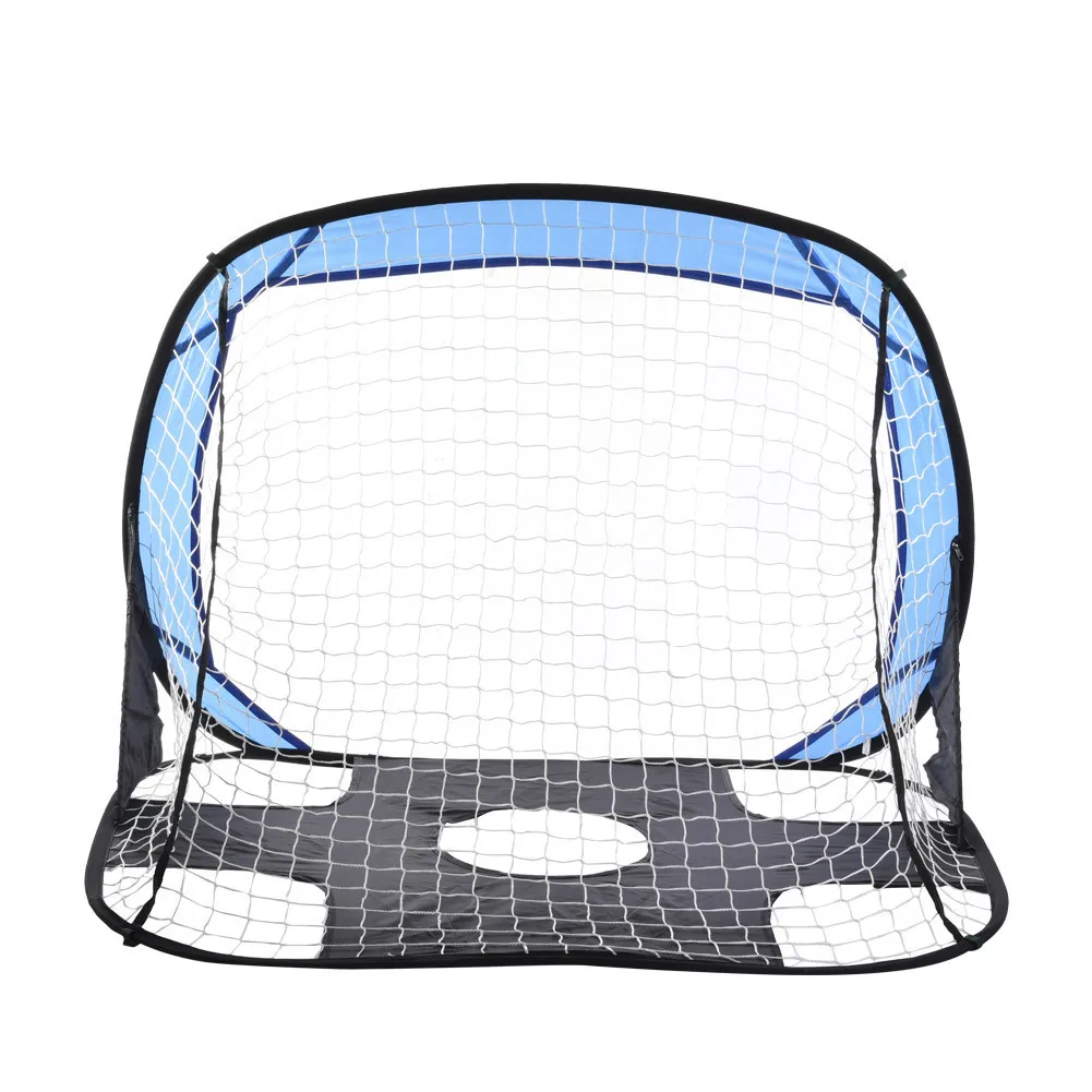 Portable Folding Children Sports Soccer Goals with Soccer Ball and Pump Practice Scrimmage Game Football Gate