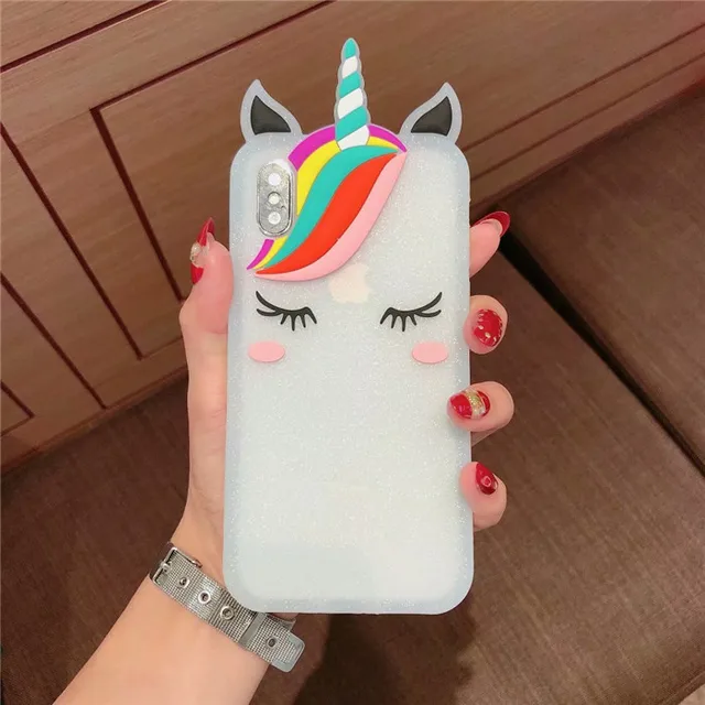 3D Cartoon Phone Case For iPhone 7 8 Plus 5.5 inch & for iPhone 7 8 4.7