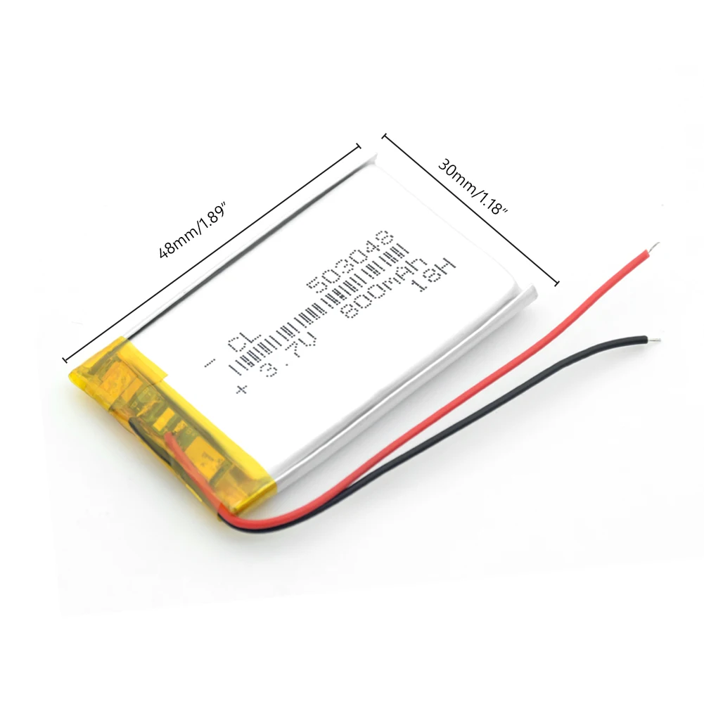 3,7 V 800mAh 503048 полимерный литий-ионный/литий-ионный аккумулятор с печатной платой для dvr MP3 MP4 gps DVD игрушка Bluetooth динамик