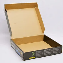 Заказная печатная ткань упаковочная коробка с вашим логотипом, 1000 шт в партии