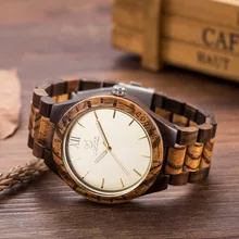 2016 Hot Fashion New Arrival Wood Watches mans Casual Japan Bamboo Wooden Wristwatches Top Band as