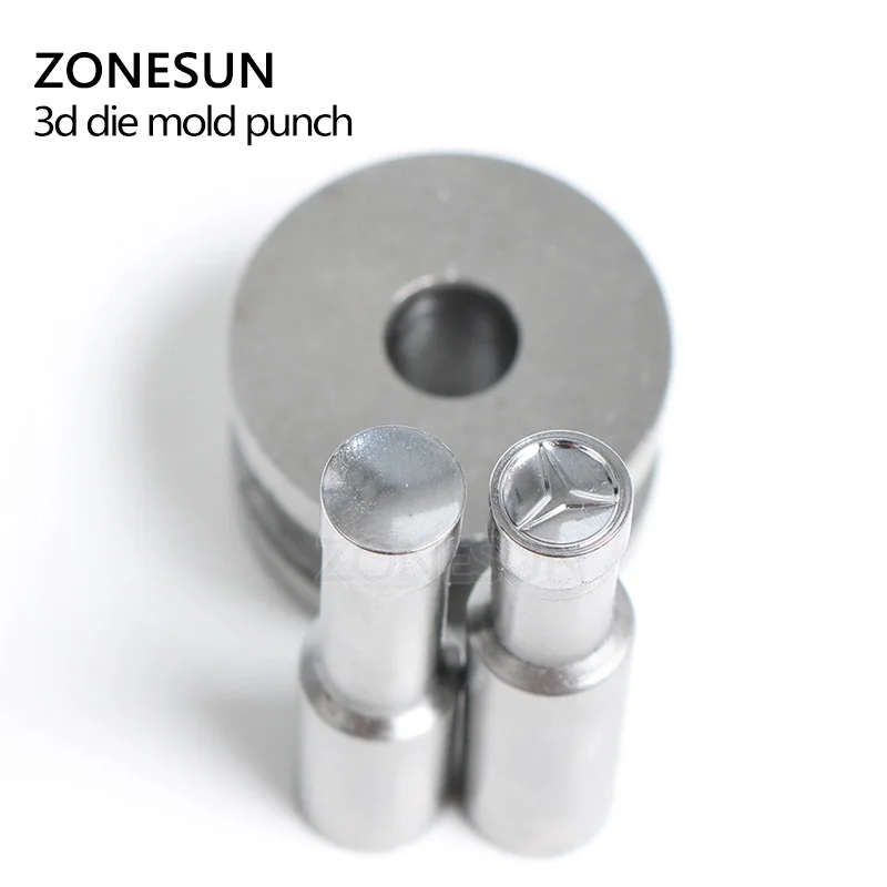 

ZONESUN spceial Tablet P Press Steel Custom Hole Punch Die Set Milk Tablet Die Custom Logo For punch die TDP0/1.5/3 Machine