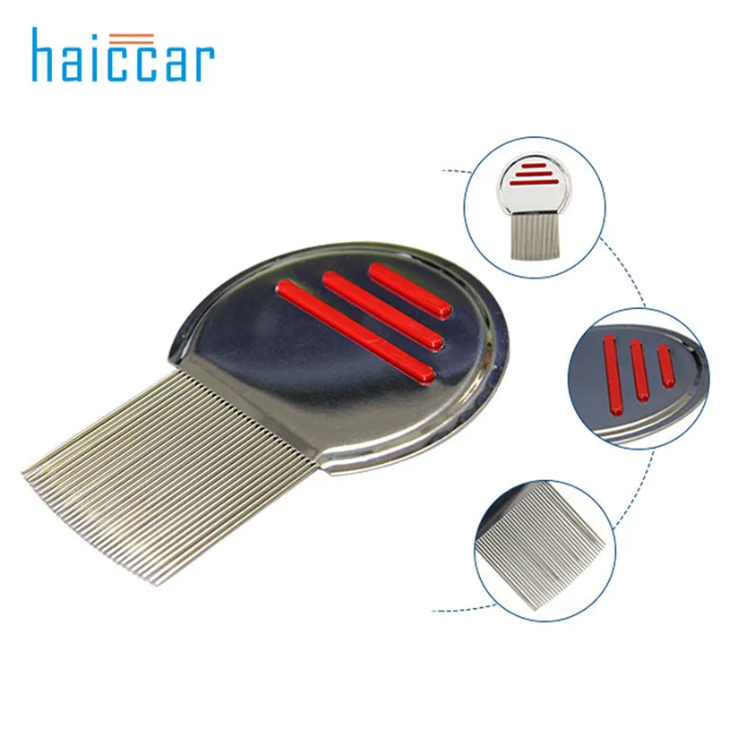

Terminator Lice Comb Hair Rid Headlice Stainless Steel Metal Long Teet Combs u70911