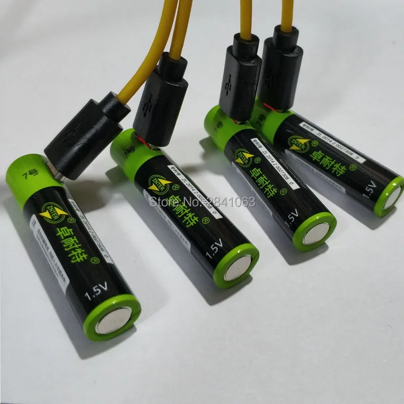 4XZNTER 1,5 V 600 мА/ч, USB, Перезаряжаемые AAA Lipo Батарея литий-полимерный литий-ионный аккумулятор для Батарея 2 часа быстрой зарядки