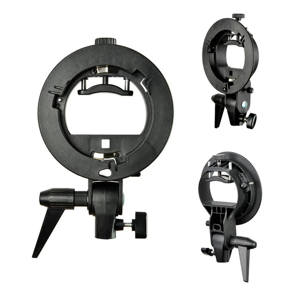 

S-Type Bracket Bowens S Mount Holder for Speedlite Flash Snoot Softbox