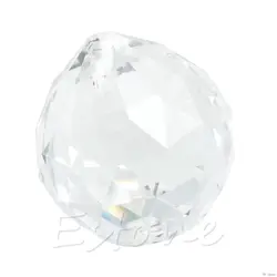 2018 1 прозрачный кристалл фэн-шуй лампа Призма Радуга солнце Ловец Свадебный декор 40 мм W-магазин Oct12_C