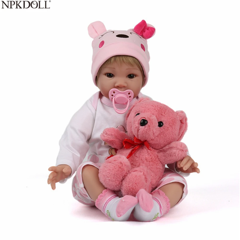 NPKDOLL Baby Reborn Realisting Cloth Body Handmade Toddler Toys Lifelike Newborn Baby Gift 55 cm Princess Dress Kids Collection NPKDOLL Baby Reborn Realisting Cloth Body Handmade Toddler Toys Lifelike Newborn Baby Gift 55 cm Princess Dress Kids Collection
