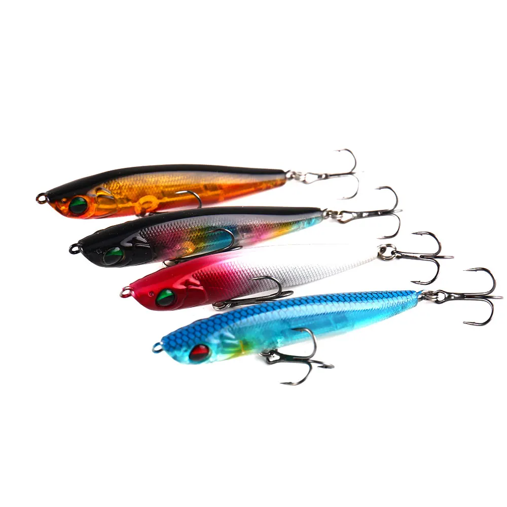  1PCS Pencil lure 80mm13g fishing lures hard bait water Sinking Full swimming layer tremor minnow Fi