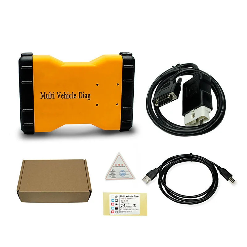 DHL! 2015 3 R3 VD TCS CDP Pro светодиодный в 1 мультитранспортных средств Diag MVD без Bluetooth с 8