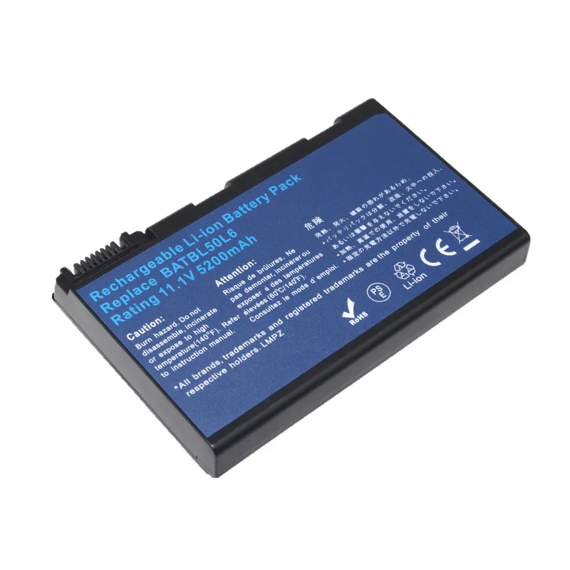 Аккумулятор для ноутбука acer Aspire 3100 3690 5100 5610 5630 5650 5680 9110 9120 9800 серии BATBL50L6 BATCL50L6 BATBL50L4 BATCL50L