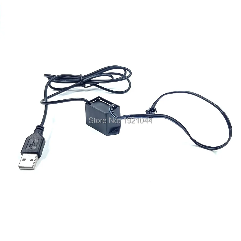 Новый стиль DC5V USB порт EL wire инвертор на или мобильный аккумулятор для вождения 1 3 м
