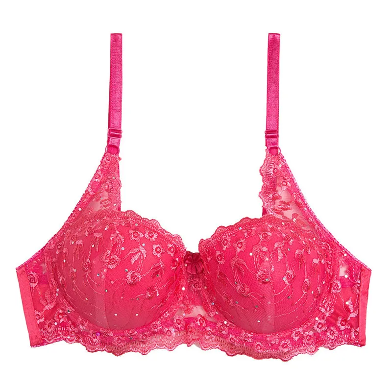 Women's Lace Underwire Push Up Deep V Ultrathin Underwire Padded Bra Sexy Underwear Bras For Women Bralette Lingerie Intimates