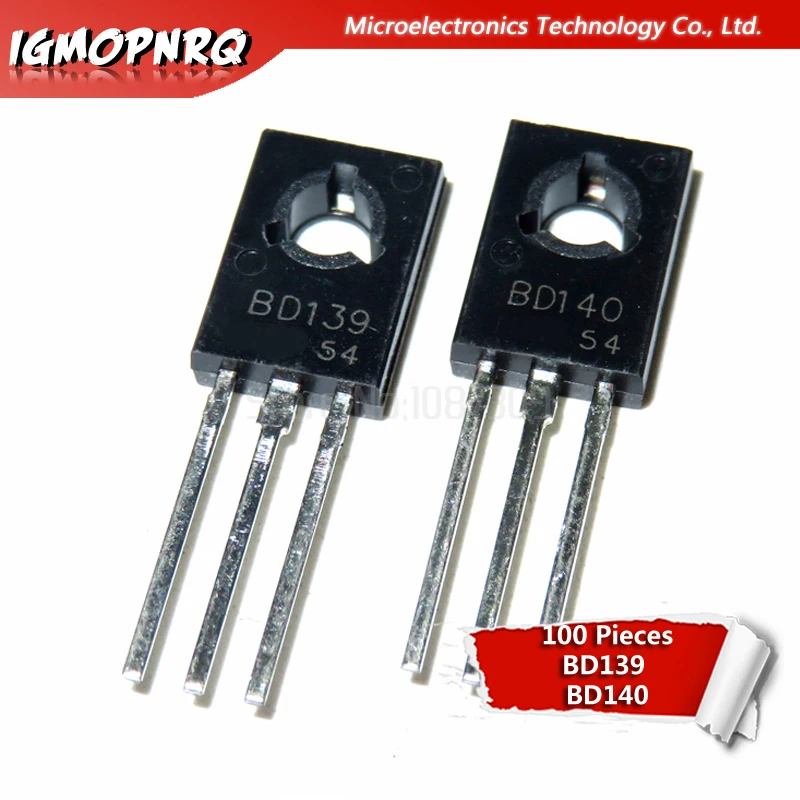 ТРАНЗИСТОР BD139 BD140 D139 D140 Каждый 50 шт. TO-126 NPN 1.5A 80 в эпитосный триодный Новый |