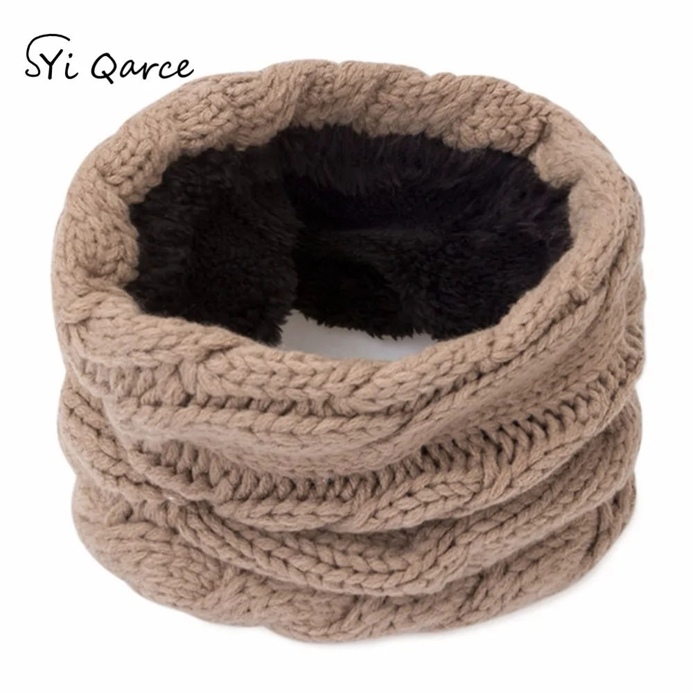SYi Qarce, новинка года, детский зимний супер теплый толстый вязаный шарф, высокое качество, шарф для девочек и мальчиков, NW007-13