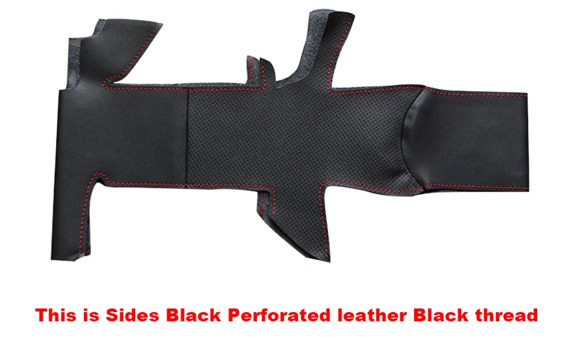 Mewant-Black-Artificial-Leather-Car-Steering-Wheel-Cover-for-Volkswagen-VW-Touareg-2011-2017-7