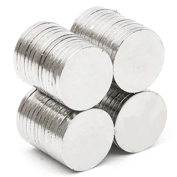 

Hakkin 50pcs N52 Magnet Diameter 9.9mm x 0.8mm Rare Earth NdFeB Neodymium Permanent Magnet Very Powerful Acoustic Field Speaker