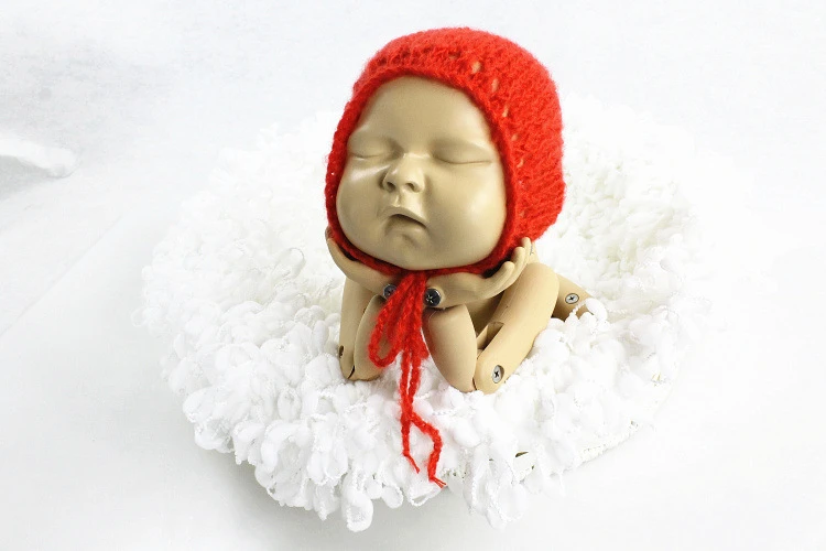 Мохер для вязания крючком милая детская шляпа, кепка для младенцев, костюмы для фотографии новорожденных, реквизит для фотосессии, аксессуары для фотосессии, Bebe, головной убор