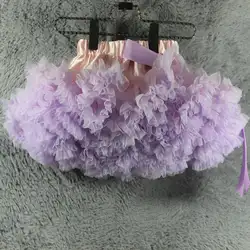 2018 производительность Танцы одежда Луки Принцесса юбка фатиновая юбка-пачка кружева юбка для девочки на день рождения бальный наряд Festa