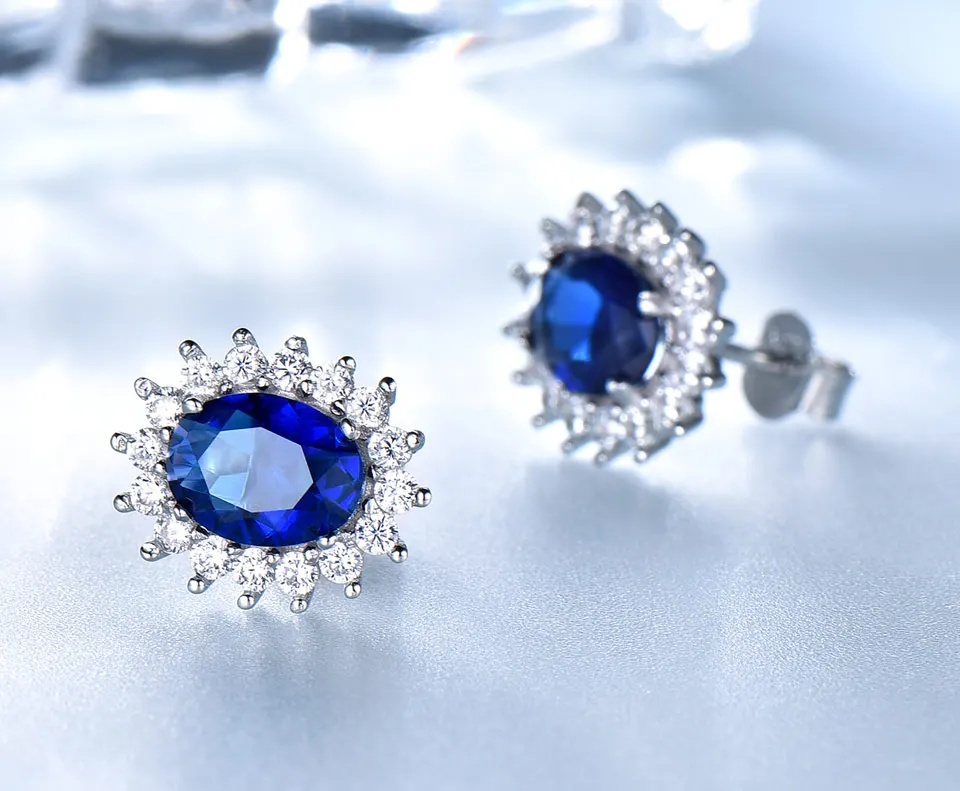 925 sterling silver sapphire earrings for women (4)