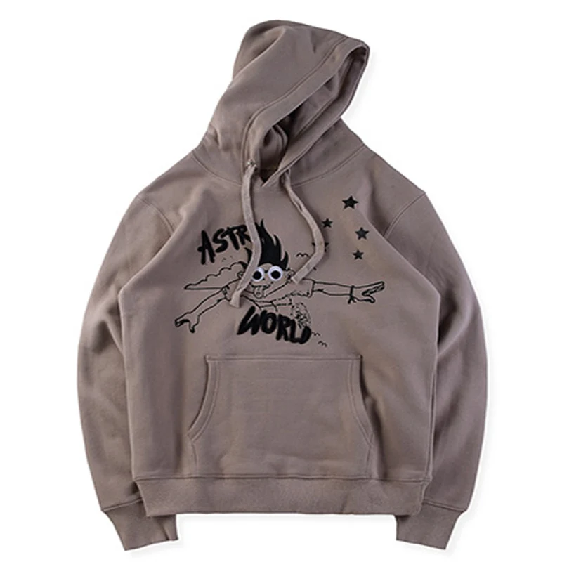 

AstroWorld Stereo Embroidered Print Hoodie Men's and Women's 1:1 High Quality Hoodie Hip Hop Fleece OVERSIZE Hoodie