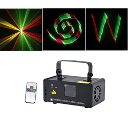 Sharelife мини 3D красный Зеленая смесь желтый DMX лазерный сканер Light PRO DJ Главная Вечерние Gig эффект освещения сцены дистанционного Музыка TDM-RGY250