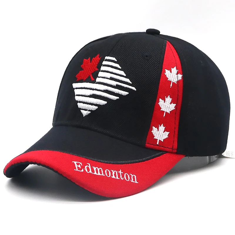 Buy New Canada cap Maple leaf 3D embroidery baseball