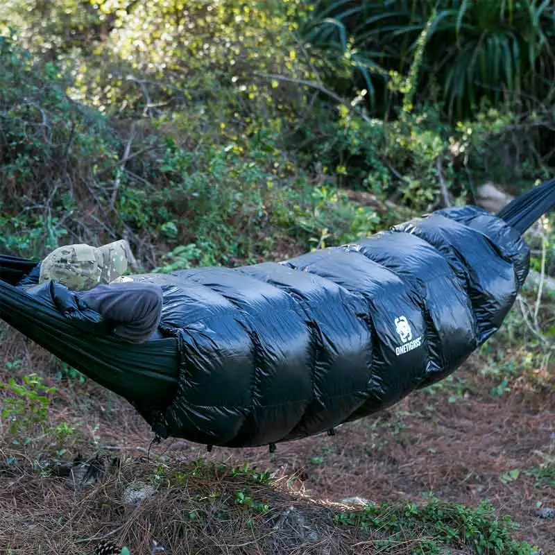OneTigris Lightweight Full Length Hammock Underquilt Under Blanket Storm Bug Duck Down Hammock Cocoon down under