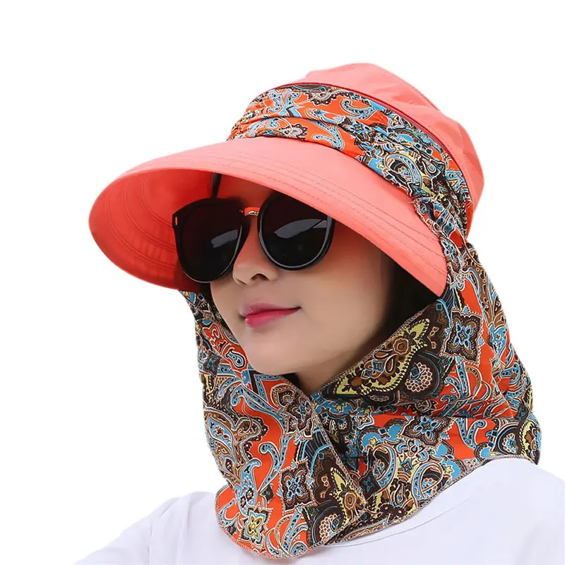 

Women Summer Hats Sun Visors Cap Collapsible Anti-UV Outdoor Beach Sport Hat shop XR-Hot