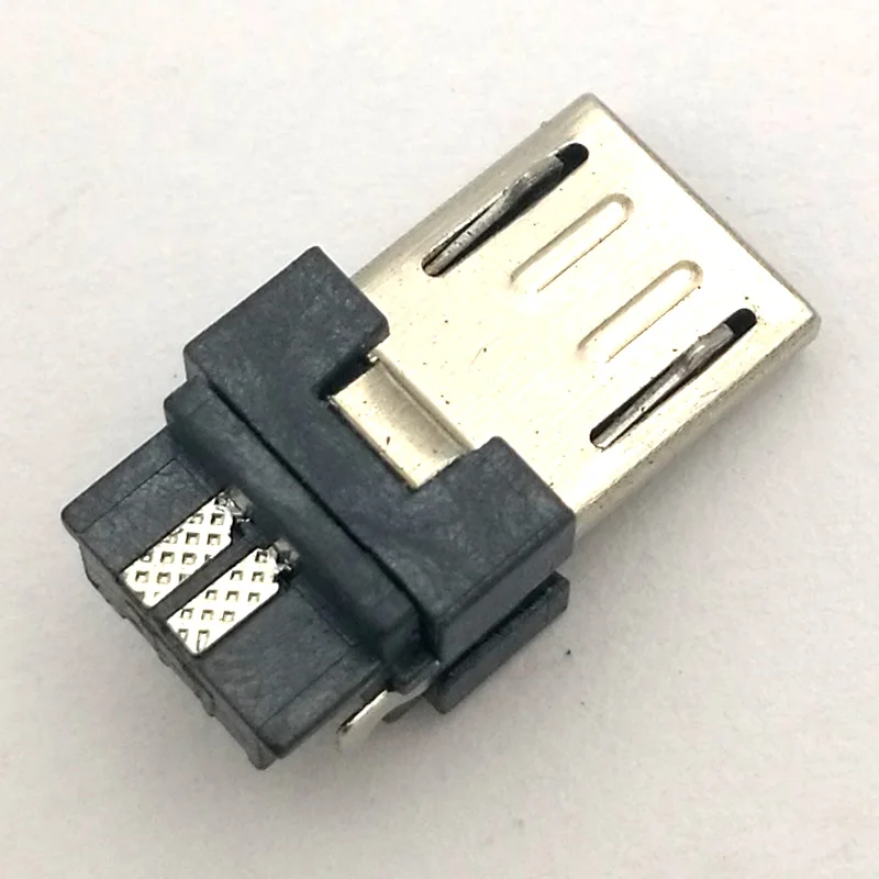 20 шт Micro USB 5 pin штекер коннектор тип сварки для хвоста зарядки мобильного телефона