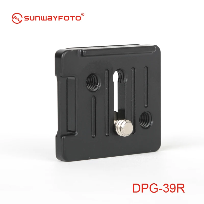 SUNWAYFOTO DPG-39R головка штатива быстросъемная пластина для DSLR камеры Штативная головка Профессиональный алюминиевый монопод быстросъемная пластина