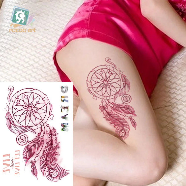 

SC701-754 2D Sketch Designer Indian Tribe Designs Cartoon Totem Cool Chest Body Art Temporary Tattoo Stickers Flash Tatoos