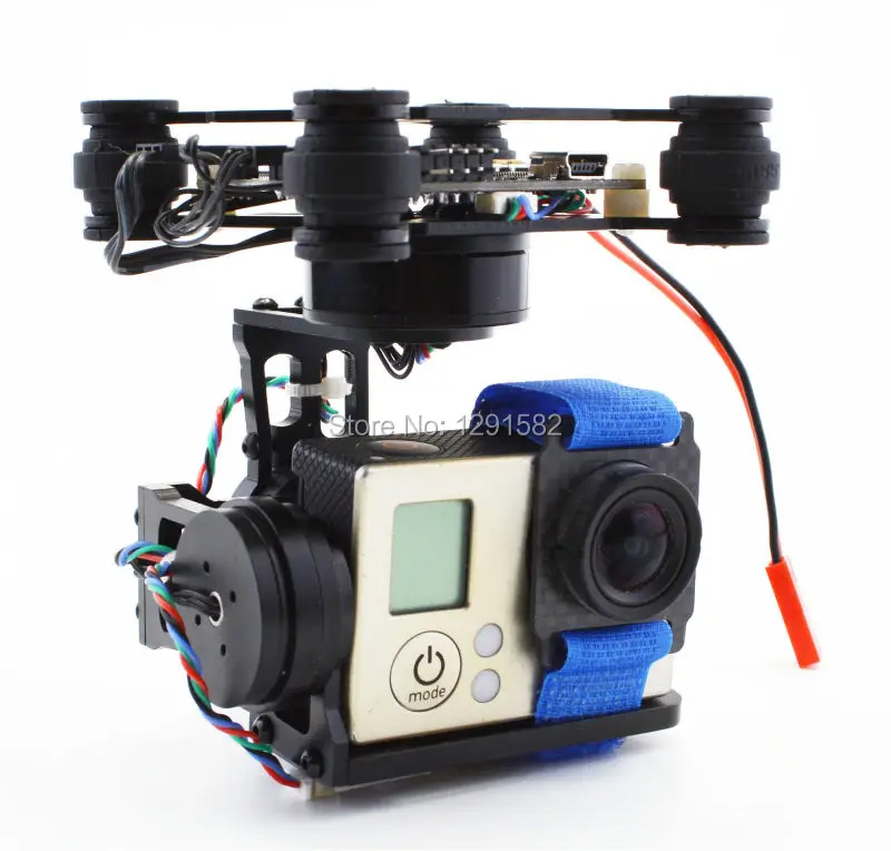 

RTF 3 Axis Brushless Gimbal Camera Mount w/ 2204 260kv 2805 140kv Motor Storm32 Gimbal Controller For Gopro 2 3 5 Runcam 3