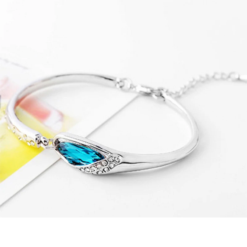 KUNIU-Water-Drop-Vintage-Silver-Bracelet-Crystal-Bracelets-Jewelry-Accesories-Exquisite-Women-Ladies-Female-Trendy-Handmade (3)