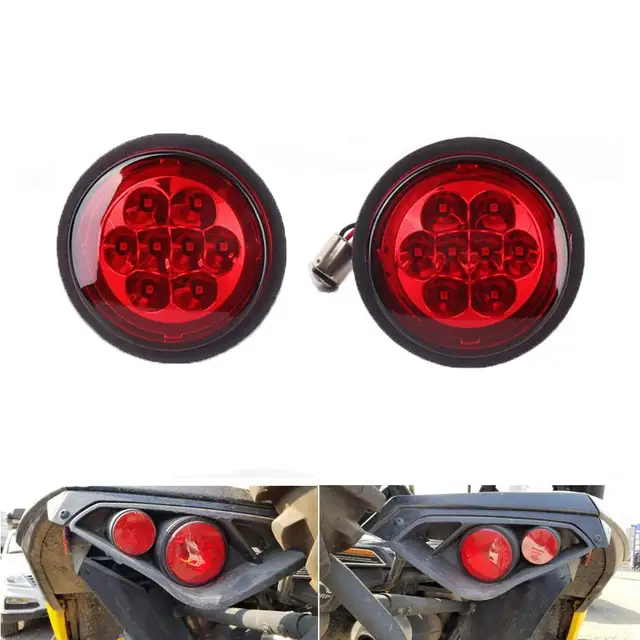 Kemimoto Rear Taillight Lens Turn Signal Light Cover For Can Am Outlander Renegade Commander 800r Maverick 1000 1000r 2011 2017 Atv Parts Accessories Aliexpress