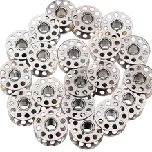 KiWarm 20 pcs Ferramenta de Fixação Da Máquina de Costura Máquina De Costura Bobinas Bobinas Spool Caixa De Metal Para A Máquina De Costura Acessórios