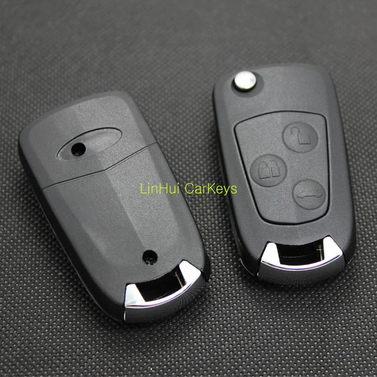 PINECONE для FORD MONDEO FOCUS FIESTA C S MAX GALAXY Key Shell 3 кнопочный необработанный латунный лезвие