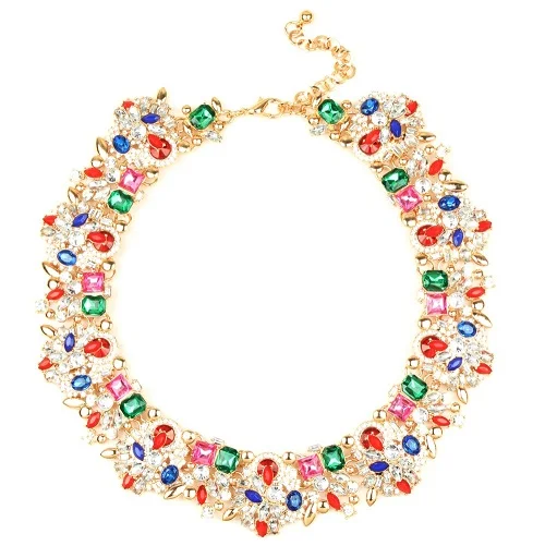 N1895 Z дизайн модное ожерелье s& Подвески массивное ожерелье чокер ожерелье s для женщин - Окраска металла: K