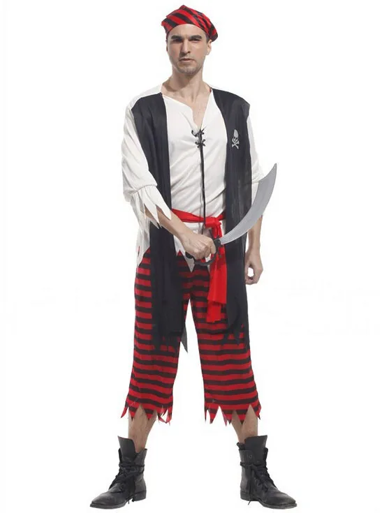 Jack героический Пираты платье костюм, косплей, одежда для вечеринки на Хэллоуин
