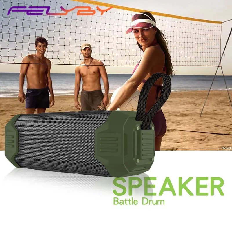 FELYBY беспроводной bluetooth динамик портативный сабвуфер с мобильным зарядным