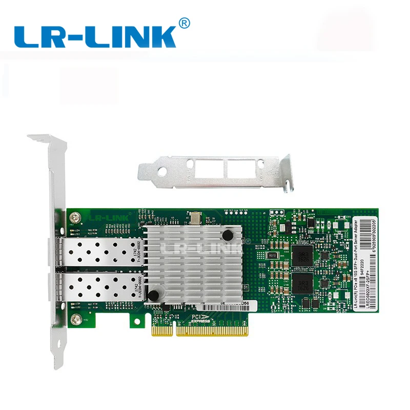 LR-LINK 6822XF-SFP+ Dual Port 10Gb Ethernet Fiber Optical Network card PCI-E server adapter Controller Mellanox ConnectX-3 NIC