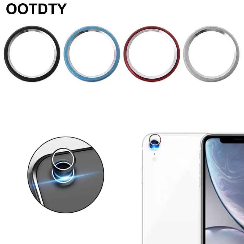 

Rear Lens Protective Ring Bumper Cover Camera Len Screen Protector Case Metal for Apple iPhone XR