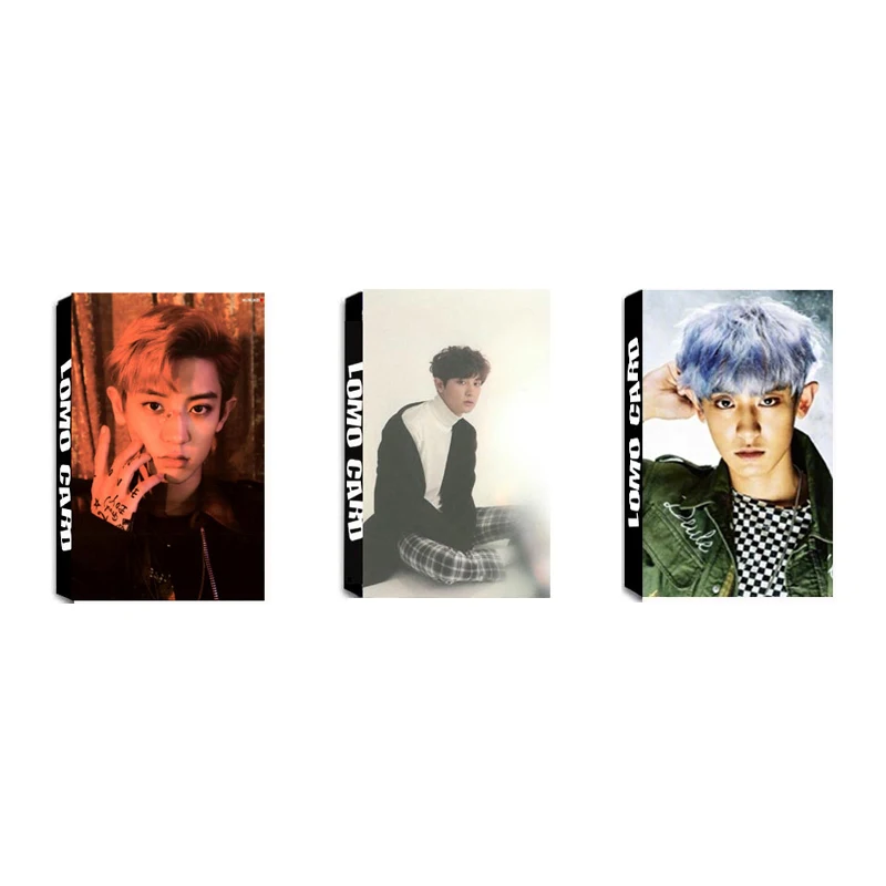 Альбом KPOP EXO CHANYEOL LOMO Cards K POP новая мода ручная работа бумажная Фотокарта HD