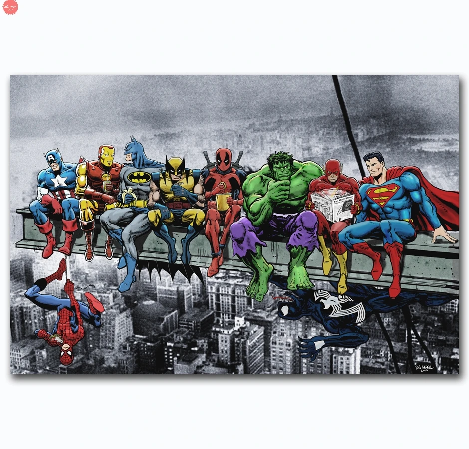 

Diamond Painting Cross Stitch Justice League Marvel DC Superheroes diamond embroidery sale new year decorations for home