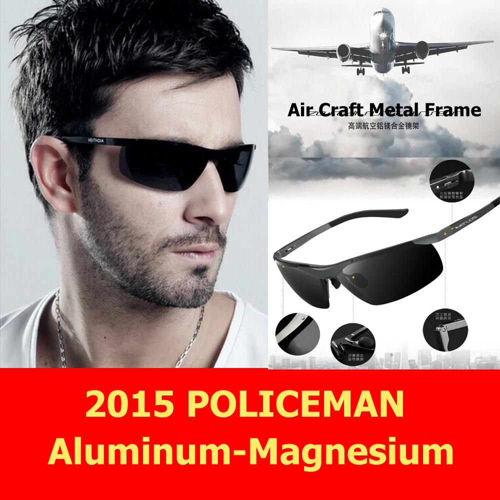 Oculos de sol masculino policial Clearance