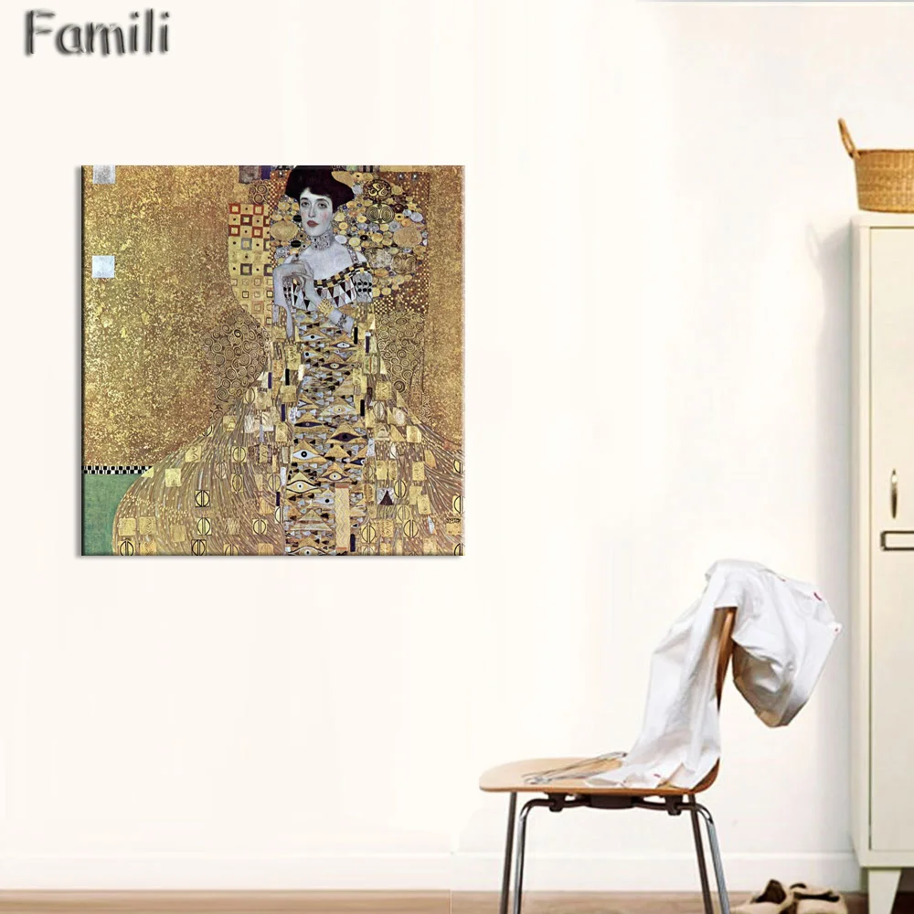 

Unframed Gustav Klimt Woman Impressionist Oil painting Home Decor Canvas Painting Printed for Living room Modern Wall Pictures