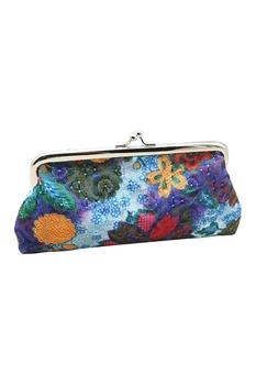 

Women's Coin Purse Flower Pouch Wallet Money Bag(purple)