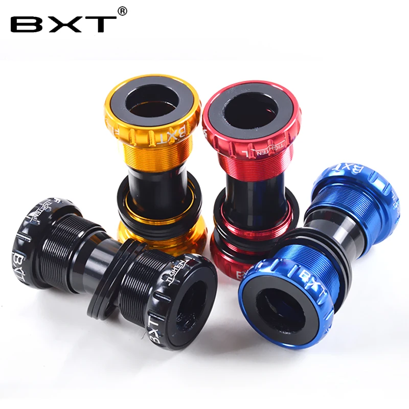 BXT велосипедная Нижняя Скоба 68/73 мм MTB дорожная ось BB рукоятка из алюминиевого