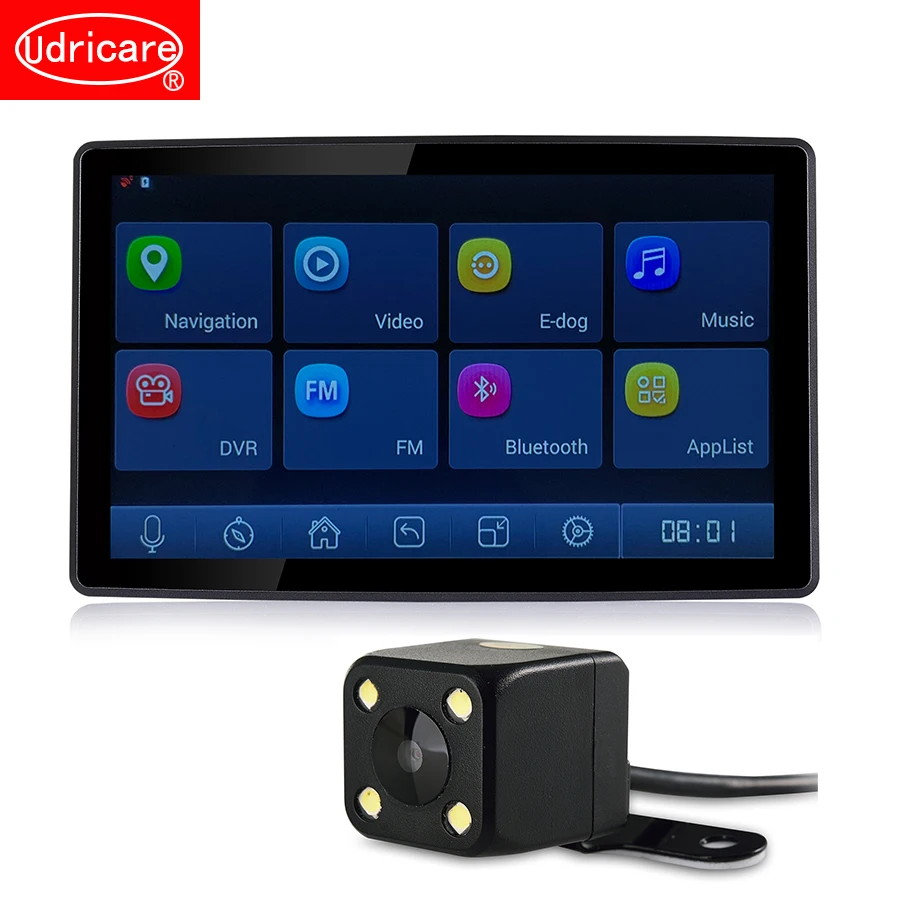 Udricare 9 inch car Truck Bus GPS Navigation Android WiFi Bluetooth Phone ADAS DVR HD 1080P Dual lens Rear View Camera ADAS GPS Udricare 9 inch car Truck Bus GPS Navigation Android WiFi Bluetooth Phone ADAS DVR HD 1080P Dual lens Rear View Camera ADAS GPS